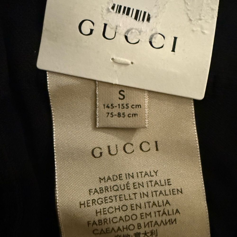 Brand new with tags Gucci Elegant Black Polka Dot Tights size small stocking - Picture 8 of 8